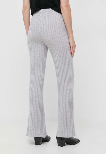 Брюки TWINSET Milano  - Шерсть - цвет серый