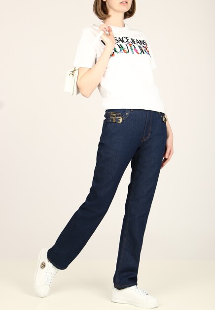 Джинсы прямого кроя VERSACE JEANS COUTURE - ИТАЛИЯ