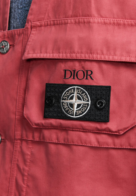 Жилет с накладными карманами DIOR & STONE ISLAND - ФРАНЦИЯ