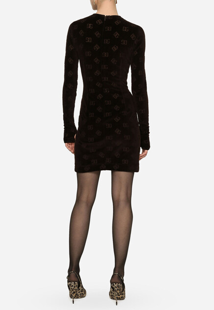 Платье DOLCE&GABBANA  - Хлопок - цвет коричневый