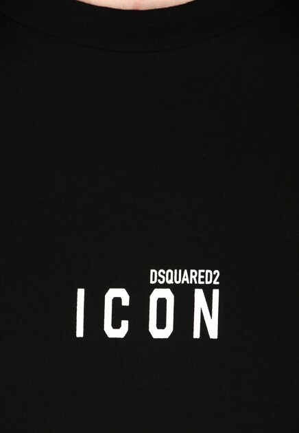 Футболка DSQUARED2  - Хлопок - цвет черный