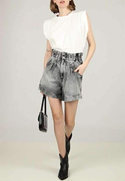 Шорты с завышенной талией ISABEL MARANT ÉTOILE