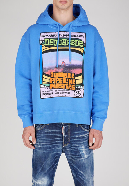 Худи с принтом  DSQUARED2