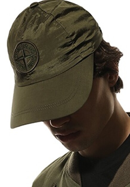 Бейсболка с вышитым логотипом STONE ISLAND