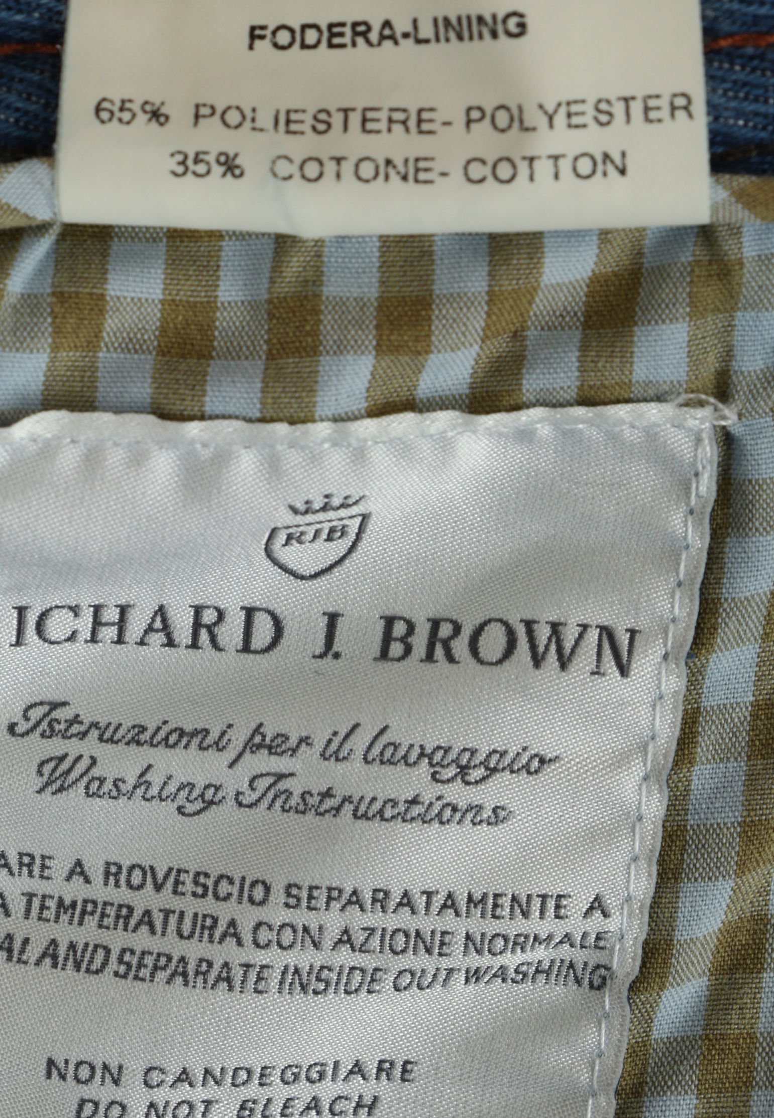 Джинсы прямого кроя  RICHARD J. BROWN - ИТАЛИЯ