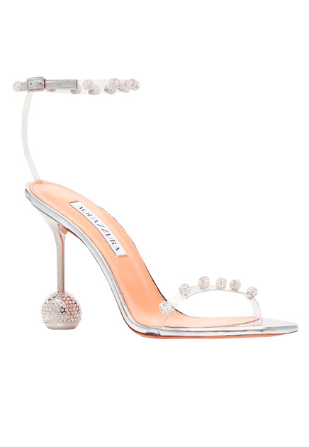 Босоножки c кристаллами  AQUAZZURA