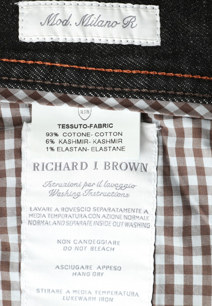Джинсы RICHARD J. BROWN  - Хлопок - цвет синий