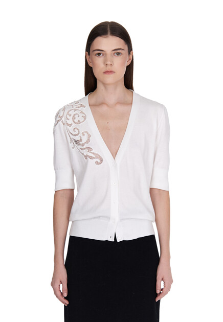 Кардиган ERMANNO SCERVINO  - Хлопок