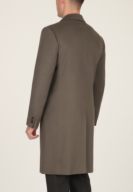 Однобортное пальто из шерсти BRIONI