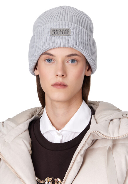 Шапка VERSACE JEANS COUTURE  - Полиэстер, Акрил - цвет голубой