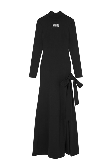 Платье с готическим логотипом VERSACE JEANS COUTURE