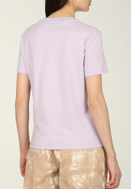 Футболка JUST CAVALLI  - Хлопок - цвет фиолетовый