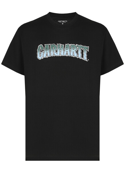 Футболка из органического хлопка с принтом в виде логотипа CARHARTT WIP