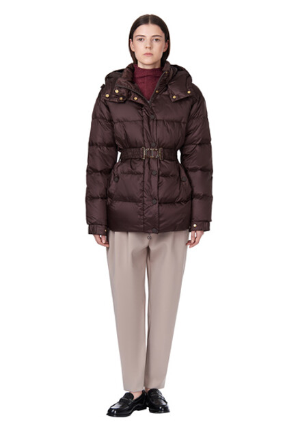 Пуховик с поясом  TWINSET Milano