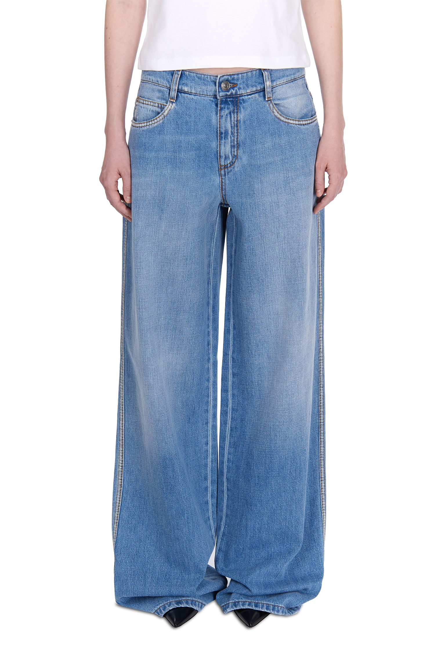 Джинсы ERMANNO SCERVINO  - Хлопок