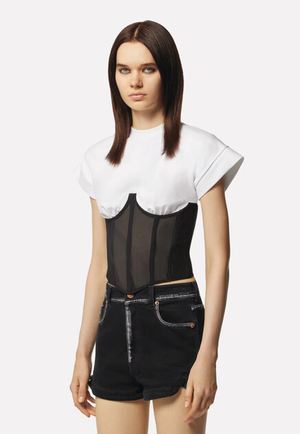 Футболка с логотипом  VERSACE JEANS COUTURE - ИТАЛИЯ