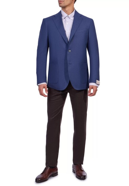 Однобортный пиджак с карманами CORNELIANI - ИТАЛИЯ