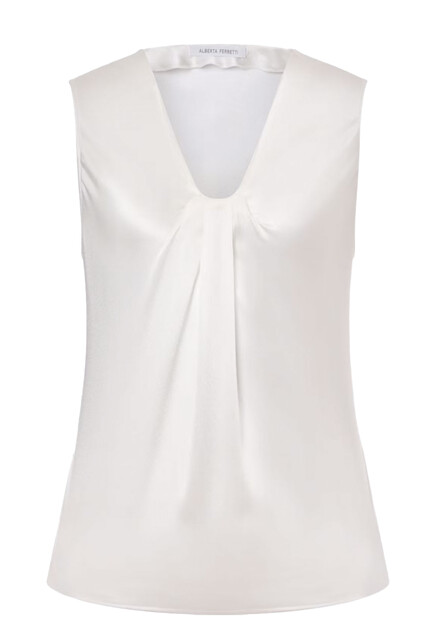 Топ из смесового шелка ALBERTA FERRETTI