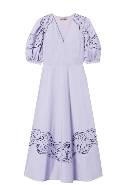 Платье с вышивкой  TWINSET Milano