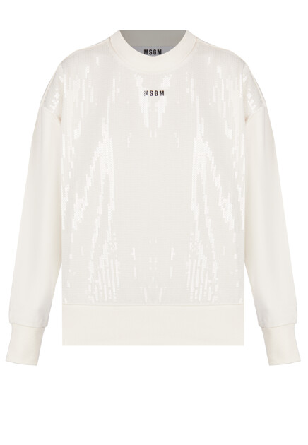 Свитшот с пайетками MSGM