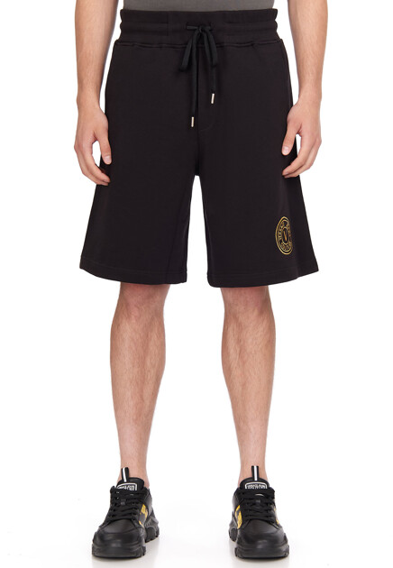 Шорты VERSACE JEANS COUTURE  - Хлопок - цвет черный