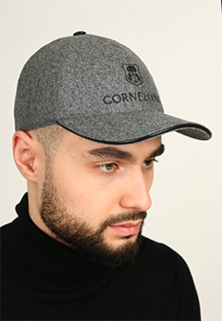 Бейсболка из шерсти CORNELIANI