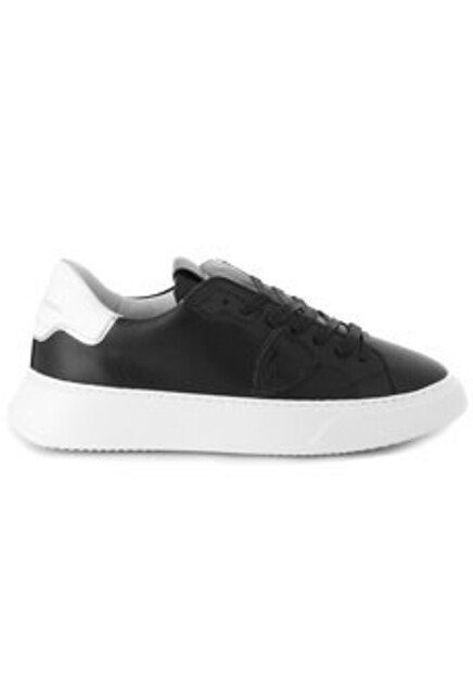 Черные кеды из кожи PHILIPPE MODEL