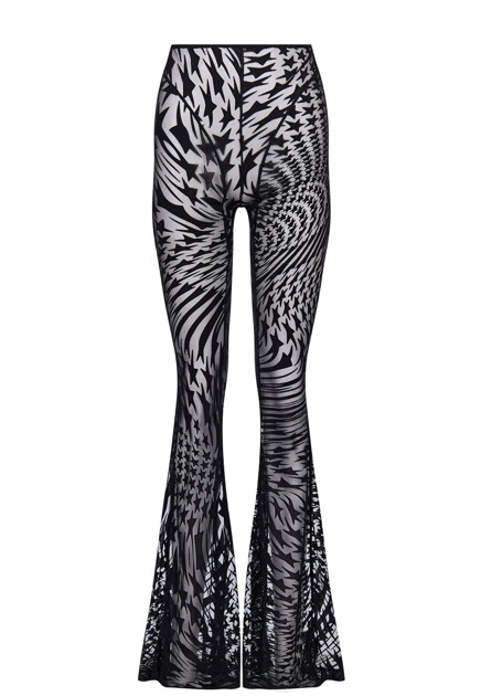 Ажурные брюки клёш MUGLER