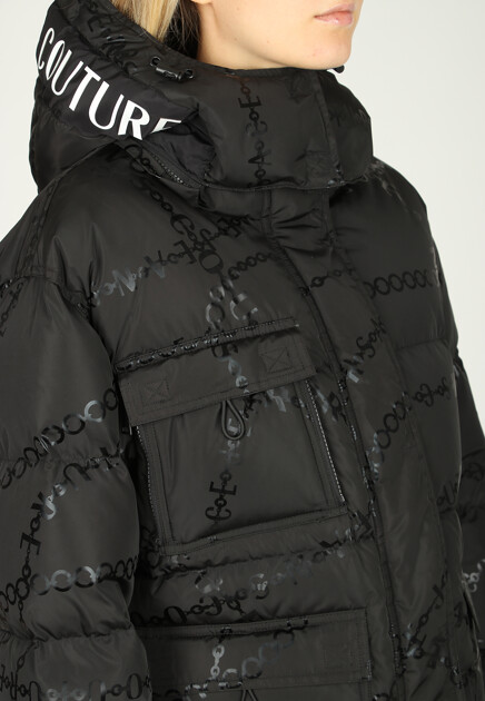 Пуховик VERSACE JEANS COUTURE  - Полиэстер - цвет черный