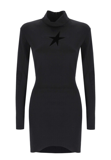 Мини-платье со звездой MUGLER