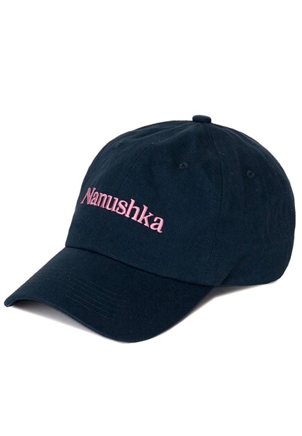 Бейсболка из хлопка с вышитым логотипом NANUSHKA