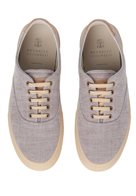 Кеды BRUNELLO CUCINELLI  40 размера - цвет коричневый