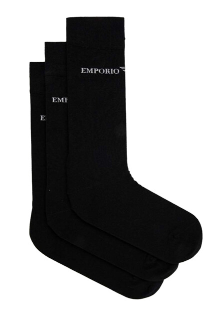 Комплект длинных носков с логотипом EMPORIO ARMANI Underwear