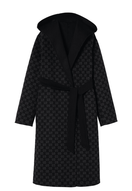 Двустороннее пальто с капюшоном GUCCI - ИТАЛИЯ