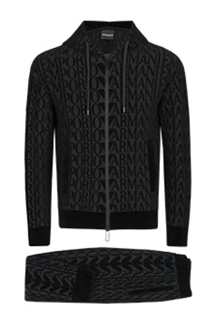 Спортивный костюм с принтом EMPORIO ARMANI