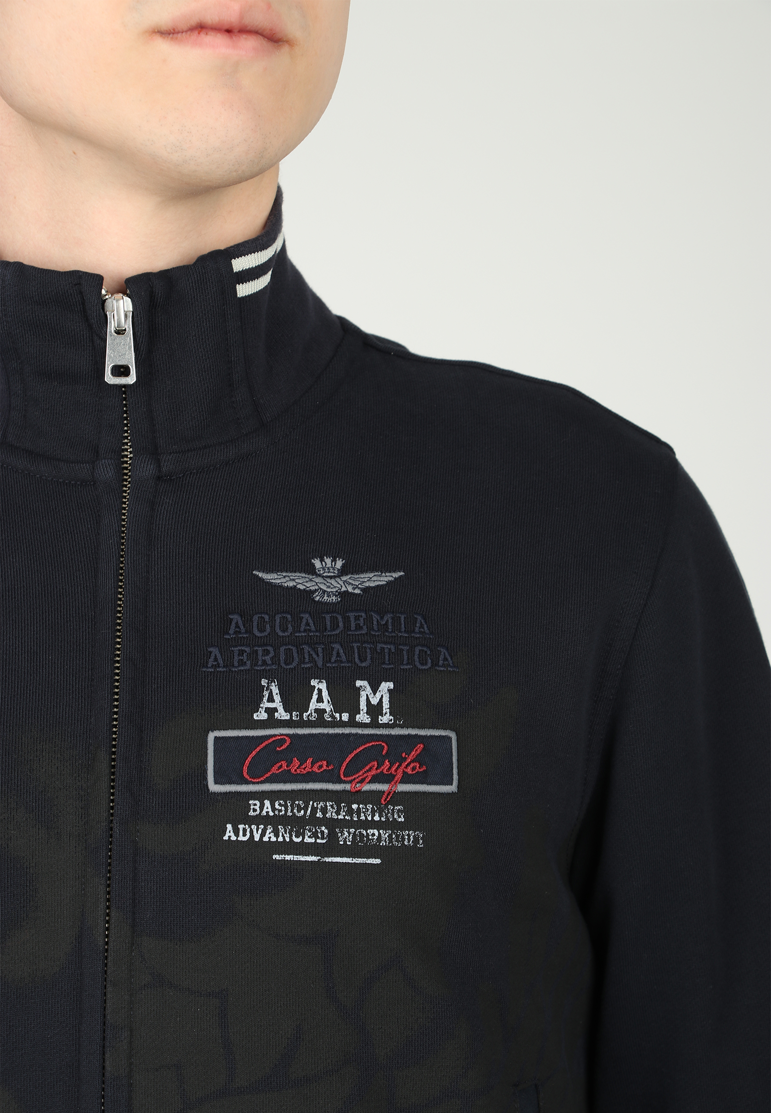 Олимпийка AERONAUTICA MILITARE  - Хлопок - цвет черный