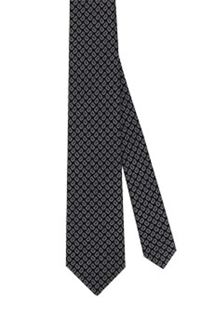 Шелковый галстук с узором BRIONI