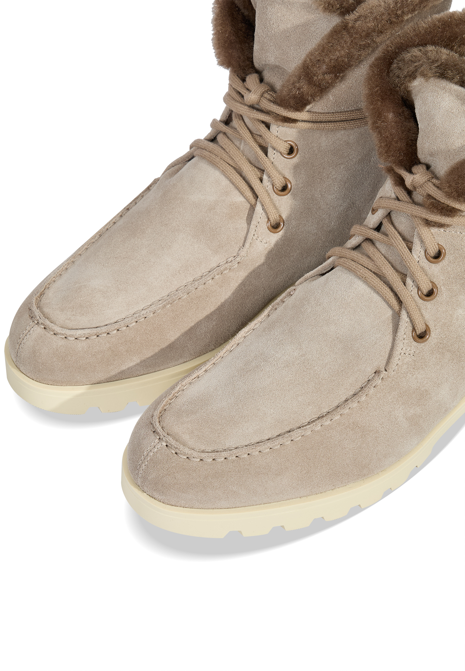 Ботинки SANTONI  - Замша - цвет серый