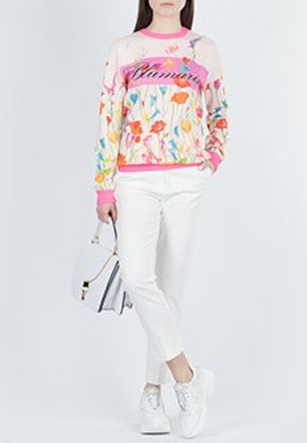 Разноцветный джемпер BLUMARINE