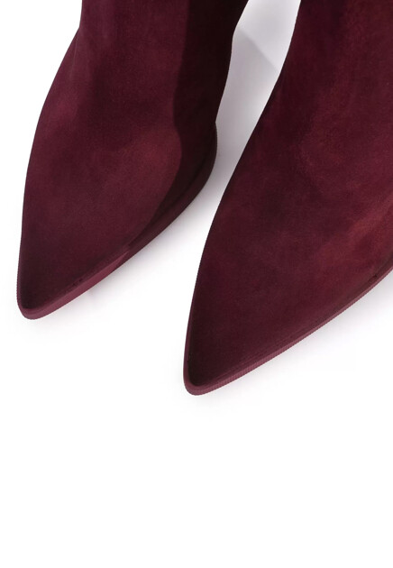 Ботильоны SANTONI  - Замша - цвет бордовый
