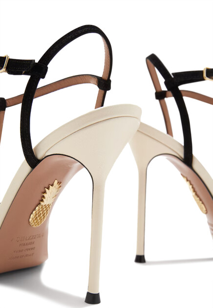 Туфли AQUAZZURA  - Кожа, Замша - цвет бежевый