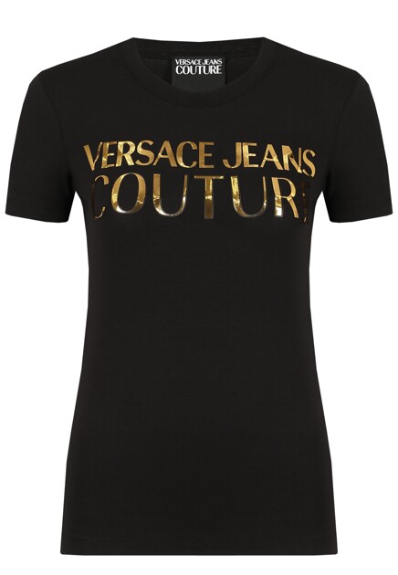 Футболка с логотипом VERSACE JEANS COUTURE