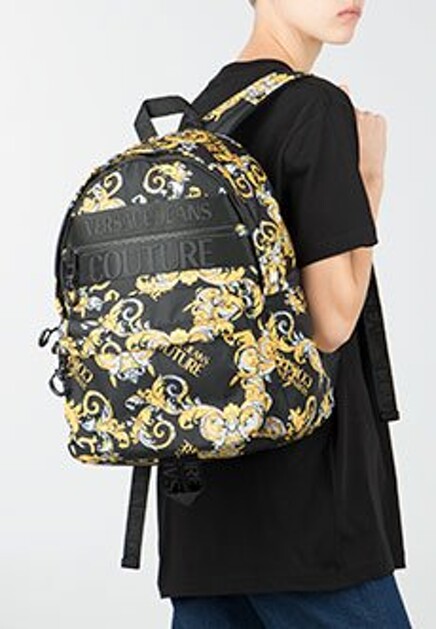 Рюкзак с принтом VERSACE JEANS COUTURE