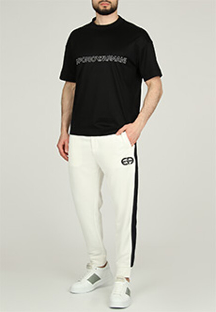 Спортивные брюки с лампасами EMPORIO ARMANI