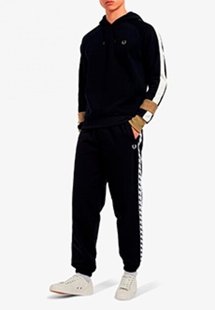 Спортивные брюки с логотипированными лампасами FRED PERRY