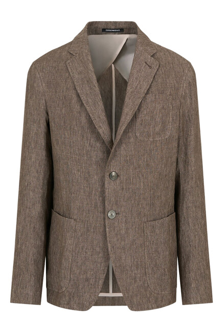 Однобортный пиджак EMPORIO ARMANI