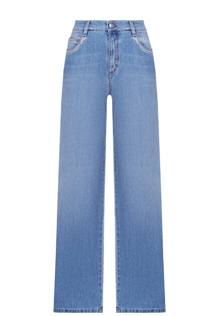Джинсы прямого кроя ERMANNO SCERVINO