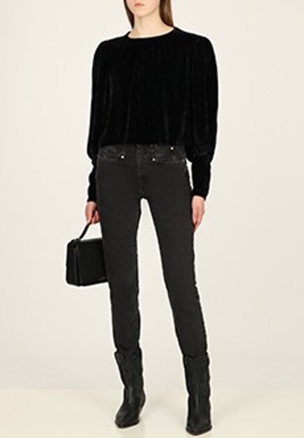 Бархатная блуза  ISABEL MARANT