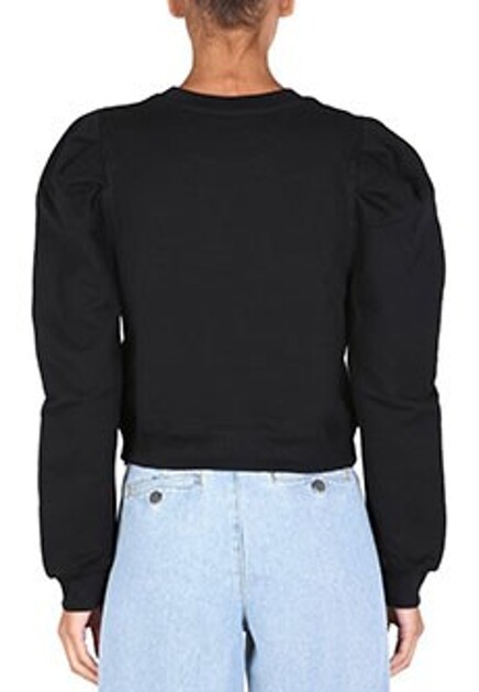 Укороченный свитшот с разноцветным логотипом MOSCHINO