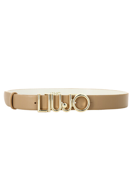 Ремень с металлическим логотипом LIU JO